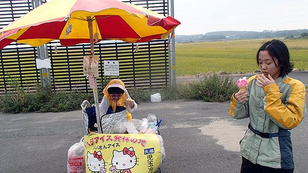 念願のババヘラアイス